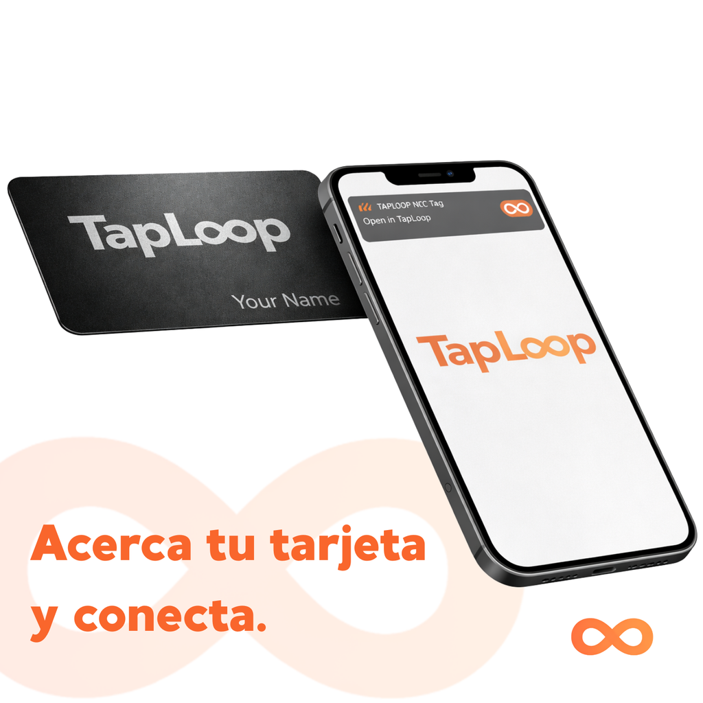 Tarjeta Metálica NFC TapLoop – Networking de Alto Impacto