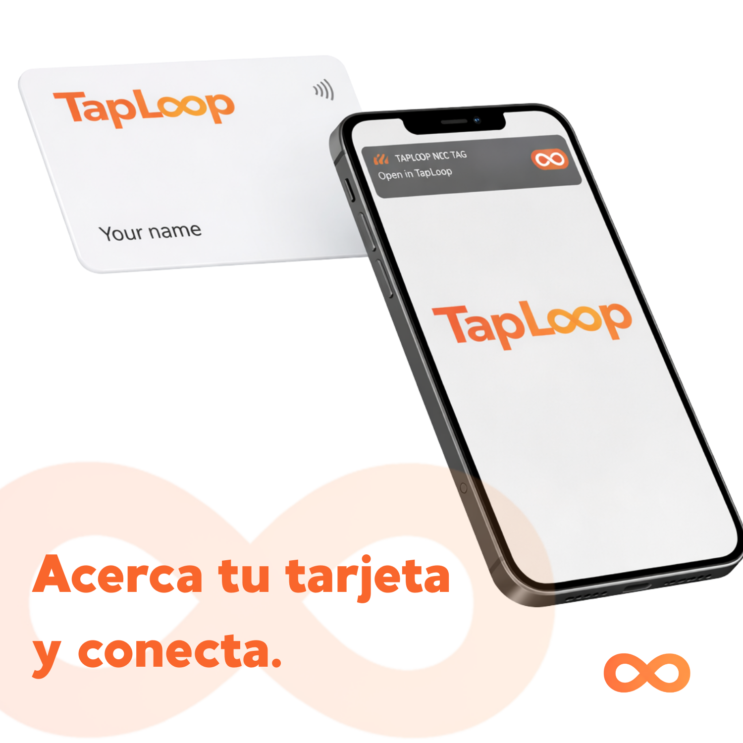 Tarjeta Digital NFC TapLoop – Conecta al instante