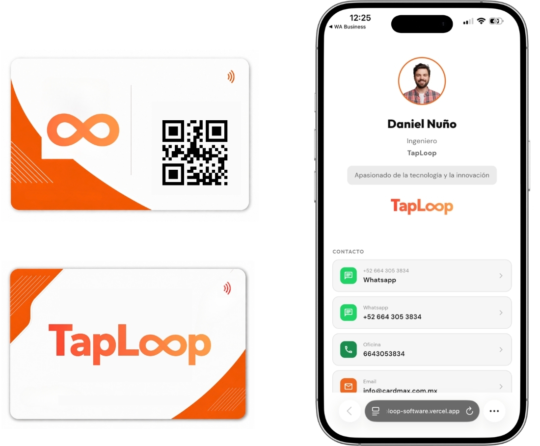 Segundo ejemplo de trabajo de tarjeta digital TapLoop